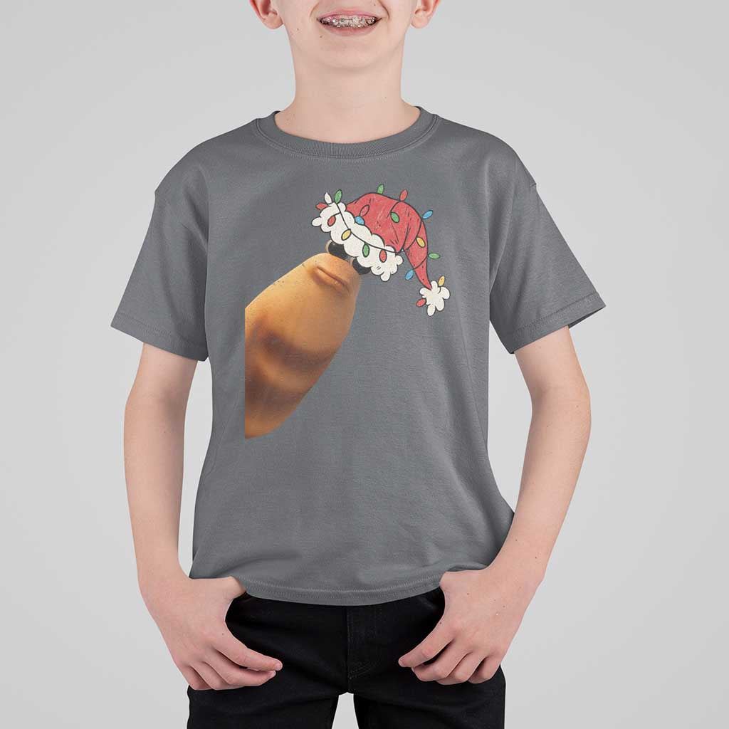 Marcus The Worm Christmas T Shirt For Kid Funny Internet Brainrot Meme - Wonder Print Shop