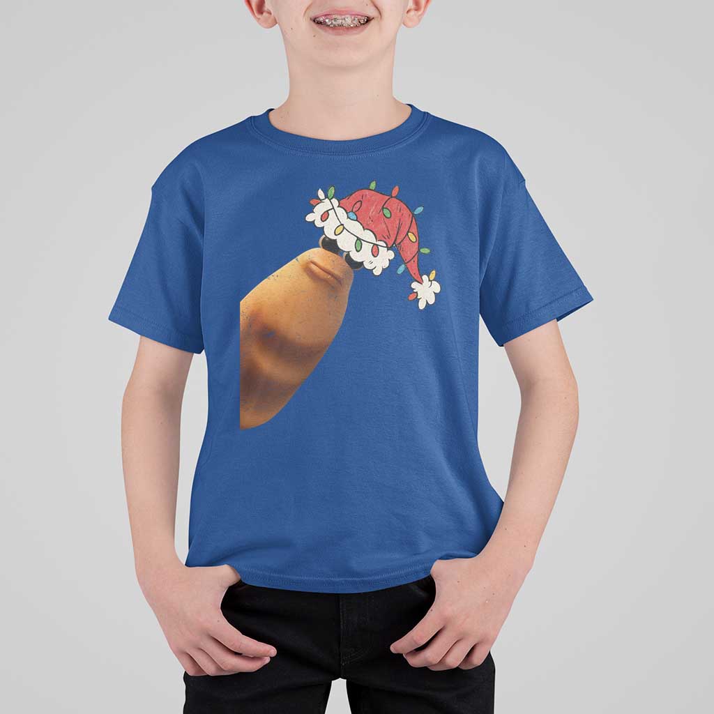 Marcus The Worm Christmas T Shirt For Kid Funny Internet Brainrot Meme - Wonder Print Shop