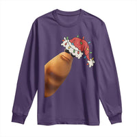Marcus The Worm Christmas Long Sleeve Shirt Funny Internet Brainrot Meme - Wonder Print Shop
