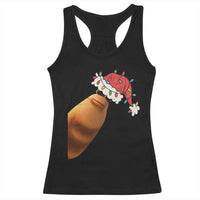 Marcus The Worm Christmas Racerback Tank Top Funny Internet Brainrot Meme - Wonder Print Shop