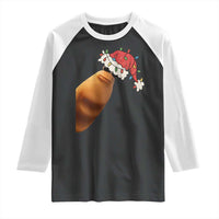 Marcus The Worm Christmas Raglan Shirt Funny Internet Brainrot Meme - Wonder Print Shop