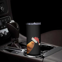 Marcus The Worm Christmas Skinny Tumbler Funny Internet Brainrot Meme - Wonder Print Shop