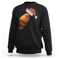 Marcus The Worm Christmas Sweatshirt Funny Internet Brainrot Meme - Wonder Print Shop