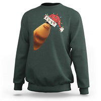 Marcus The Worm Christmas Sweatshirt Funny Internet Brainrot Meme - Wonder Print Shop