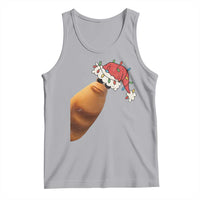 Marcus The Worm Christmas Tank Top Funny Internet Brainrot Meme - Wonder Print Shop