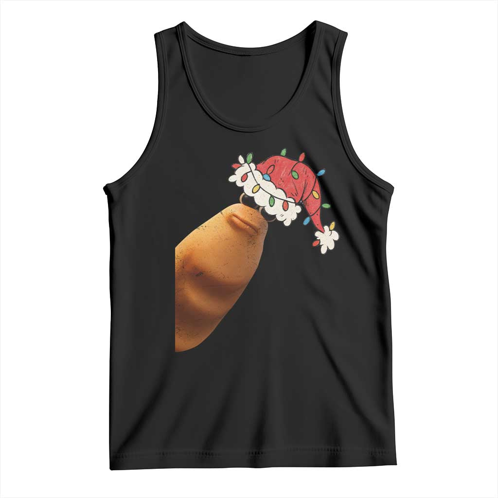 Marcus The Worm Christmas Tank Top Funny Internet Brainrot Meme - Wonder Print Shop
