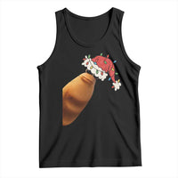 Marcus The Worm Christmas Tank Top Funny Internet Brainrot Meme - Wonder Print Shop
