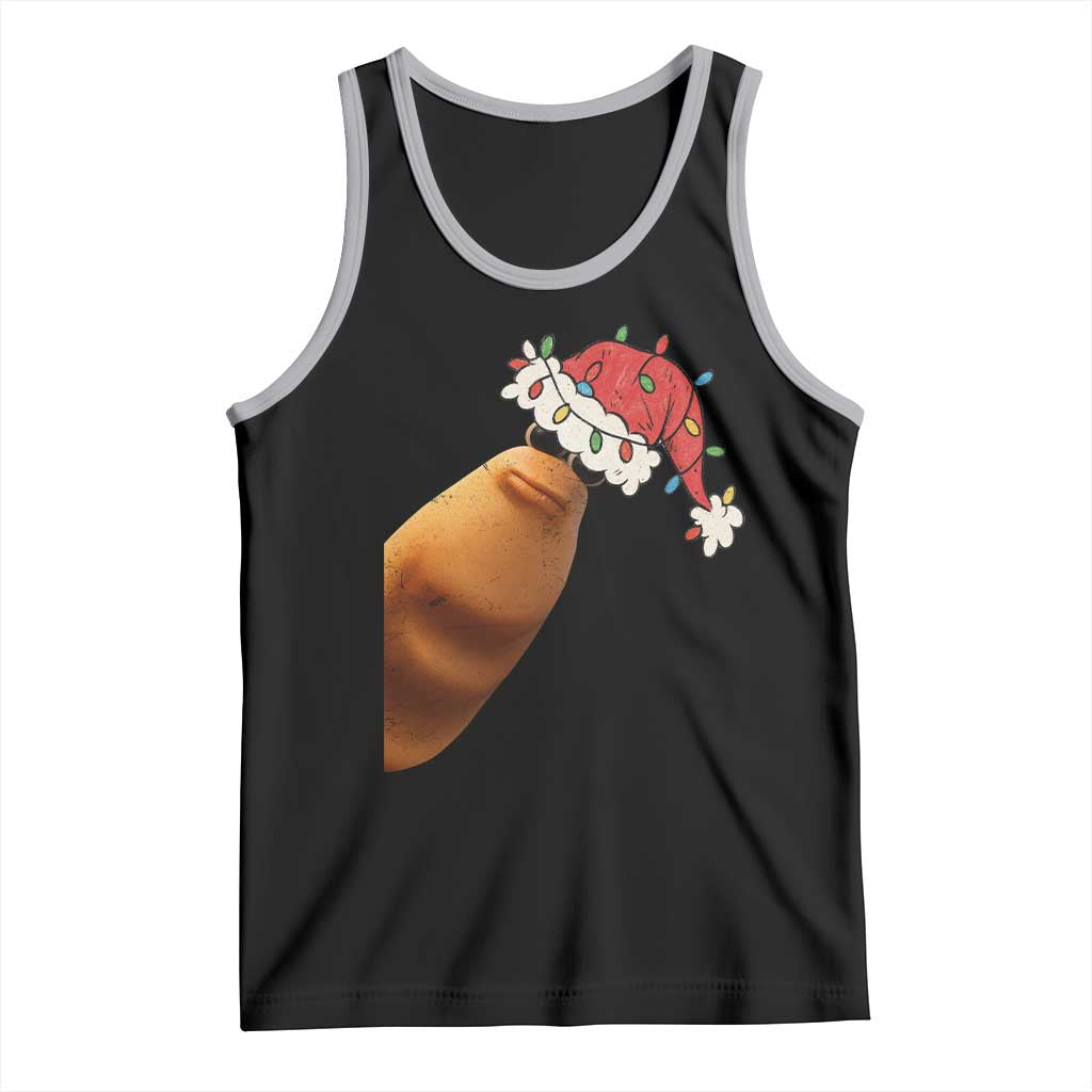 Marcus The Worm Christmas Tank Top Funny Internet Brainrot Meme - Wonder Print Shop