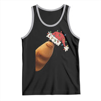 Marcus The Worm Christmas Tank Top Funny Internet Brainrot Meme - Wonder Print Shop