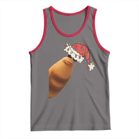 Marcus The Worm Christmas Tank Top Funny Internet Brainrot Meme - Wonder Print Shop