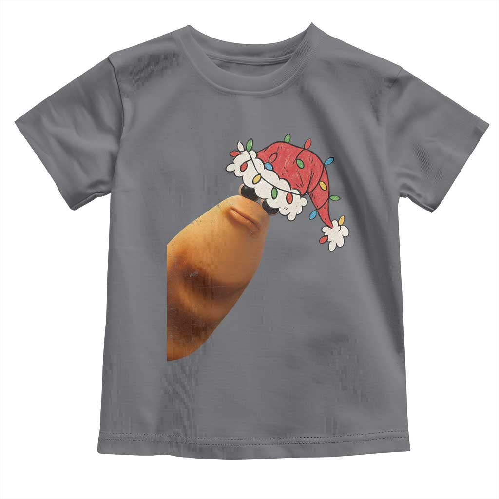 Marcus The Worm Christmas Toddler T Shirt Funny Internet Brainrot Meme - Wonder Print Shop