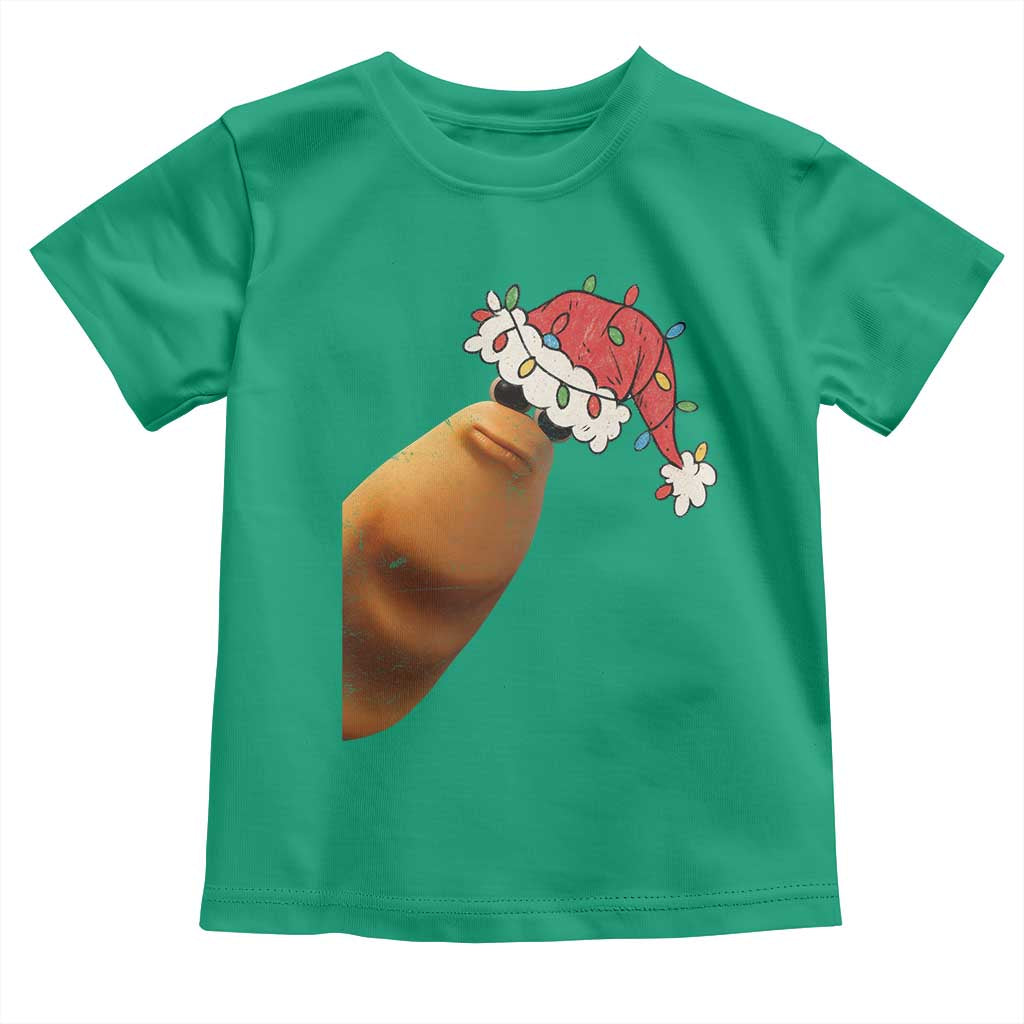 Marcus The Worm Christmas Toddler T Shirt Funny Internet Brainrot Meme - Wonder Print Shop