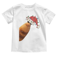 Marcus The Worm Christmas Toddler T Shirt Funny Internet Brainrot Meme - Wonder Print Shop