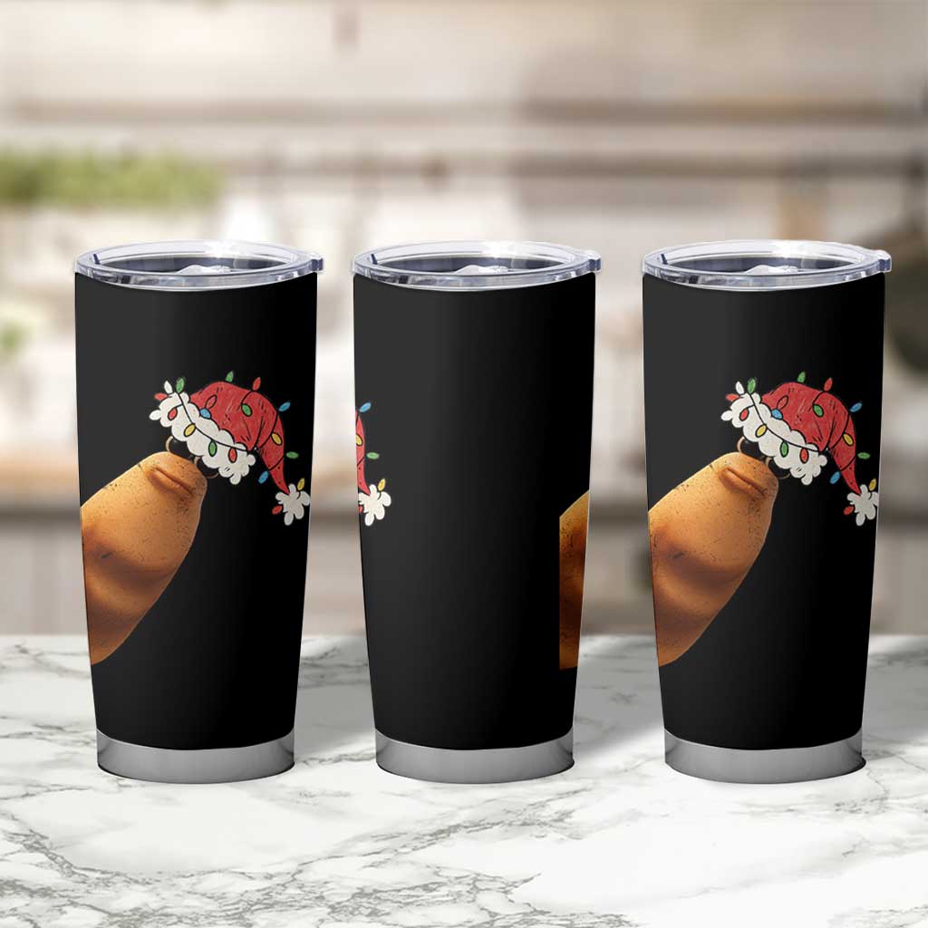 Marcus The Worm Christmas Tumbler Cup Funny Internet Brainrot Meme - Wonder Print Shop