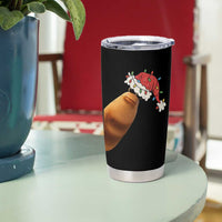Marcus The Worm Christmas Tumbler Cup Funny Internet Brainrot Meme - Wonder Print Shop