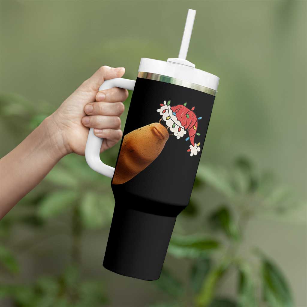 Marcus The Worm Christmas Tumbler With Handle Funny Internet Brainrot Meme - Wonder Print Shop