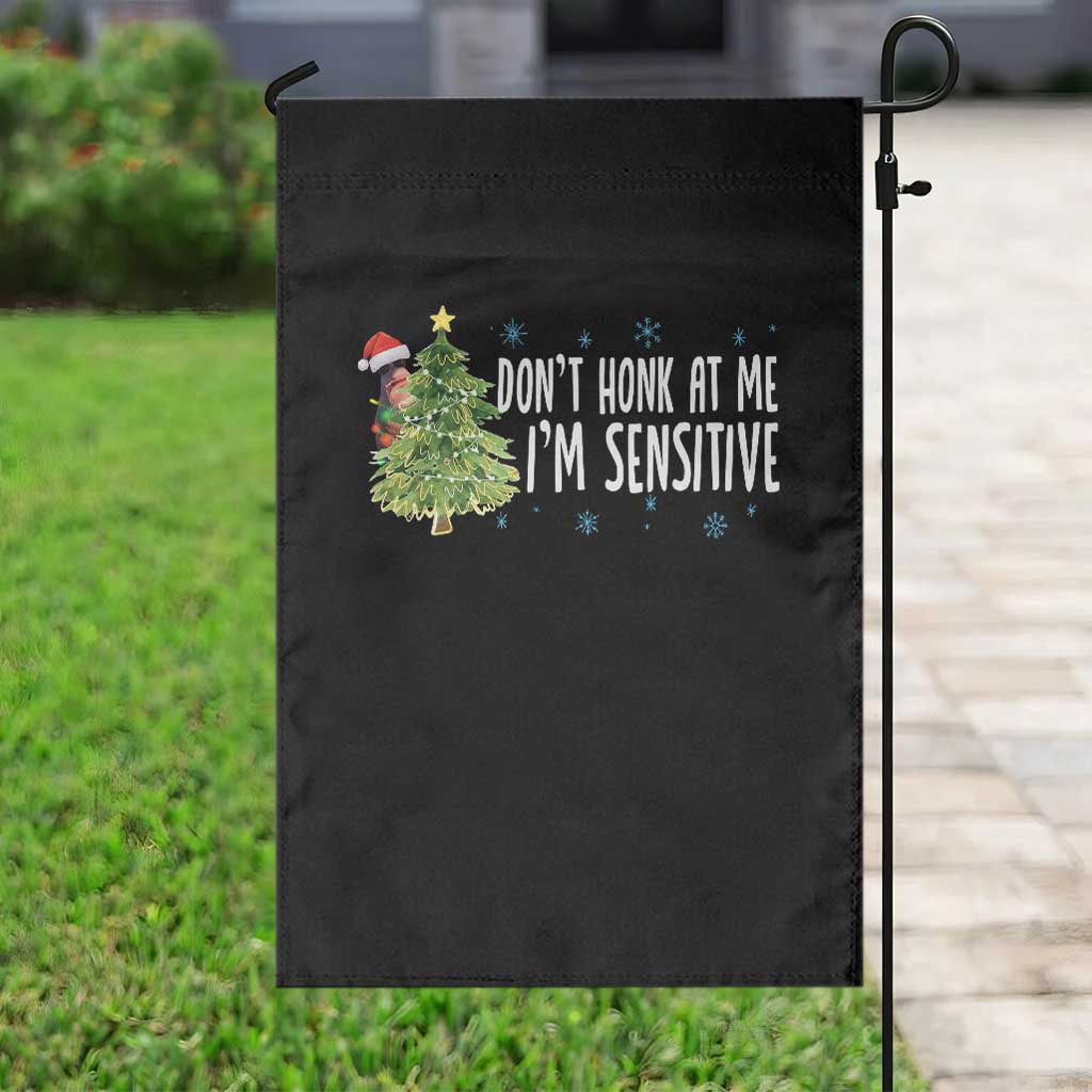 Christmas Marcus The Worm Garden Flag Dont Honk At Me Im Sensitive Funny Brainrot Meme - Wonder Print Shop