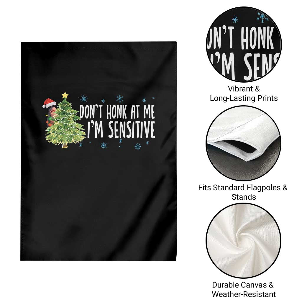 Christmas Marcus The Worm Garden Flag Dont Honk At Me Im Sensitive Funny Brainrot Meme - Wonder Print Shop
