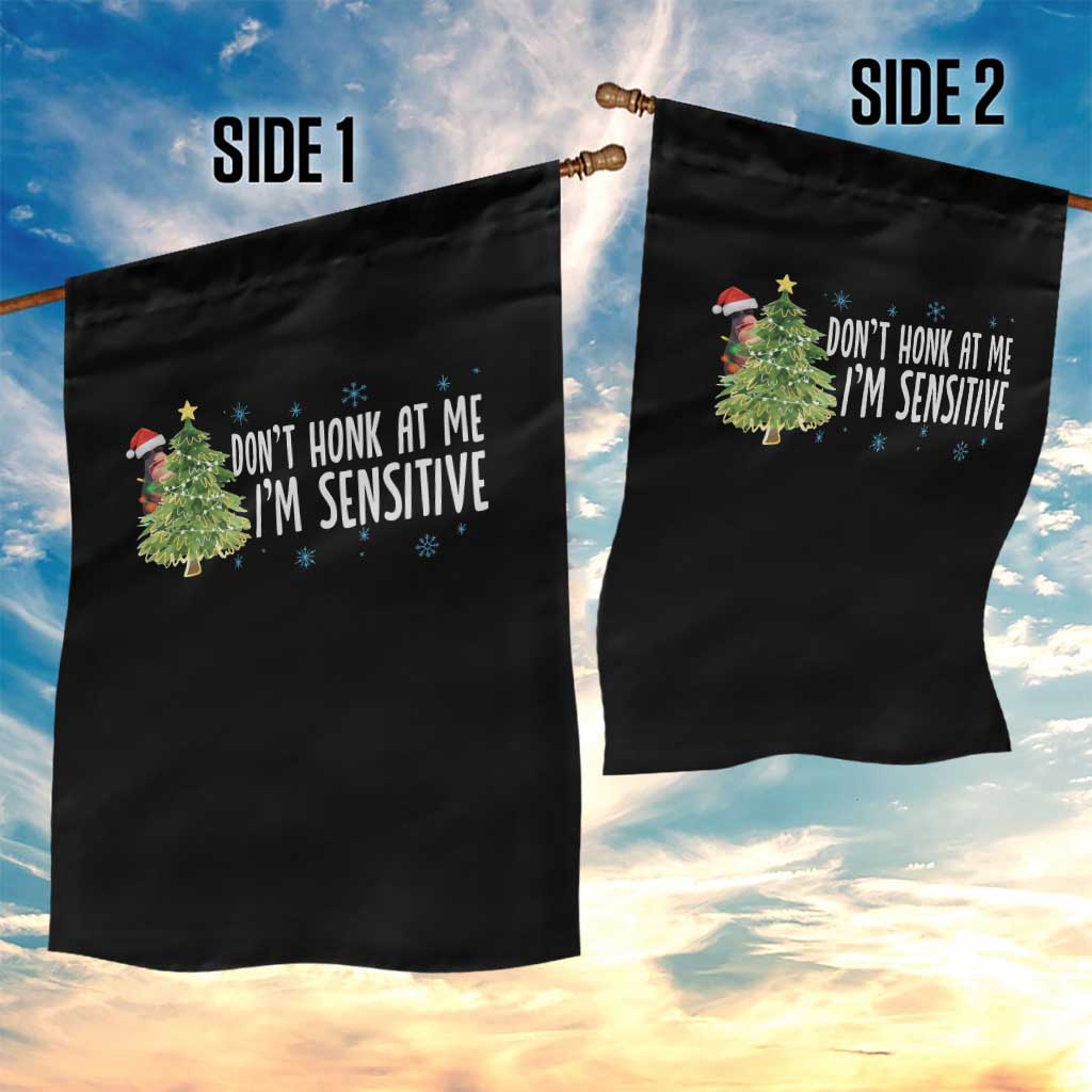 Christmas Marcus The Worm Garden Flag Dont Honk At Me Im Sensitive Funny Brainrot Meme - Wonder Print Shop