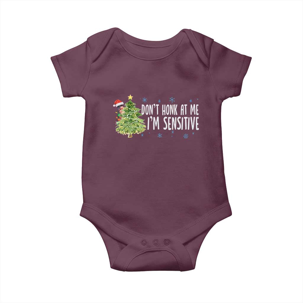 Christmas Marcus The Worm Baby Onesie Dont Honk At Me Im Sensitive Funny Brainrot Meme - Wonder Print Shop