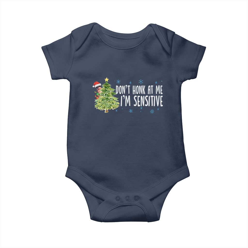 Christmas Marcus The Worm Baby Onesie Dont Honk At Me Im Sensitive Funny Brainrot Meme - Wonder Print Shop