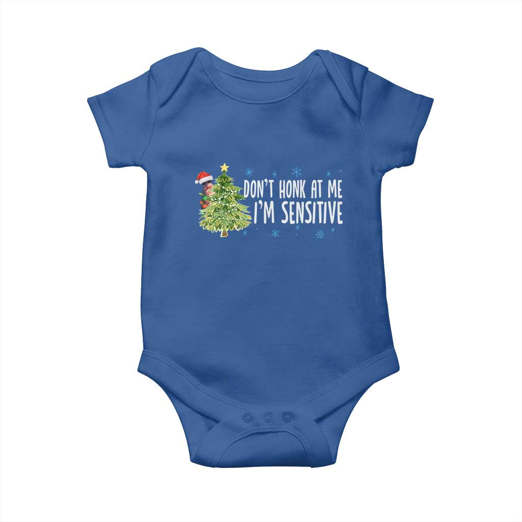 Christmas Marcus The Worm Baby Onesie Dont Honk At Me Im Sensitive Funny Brainrot Meme - Wonder Print Shop