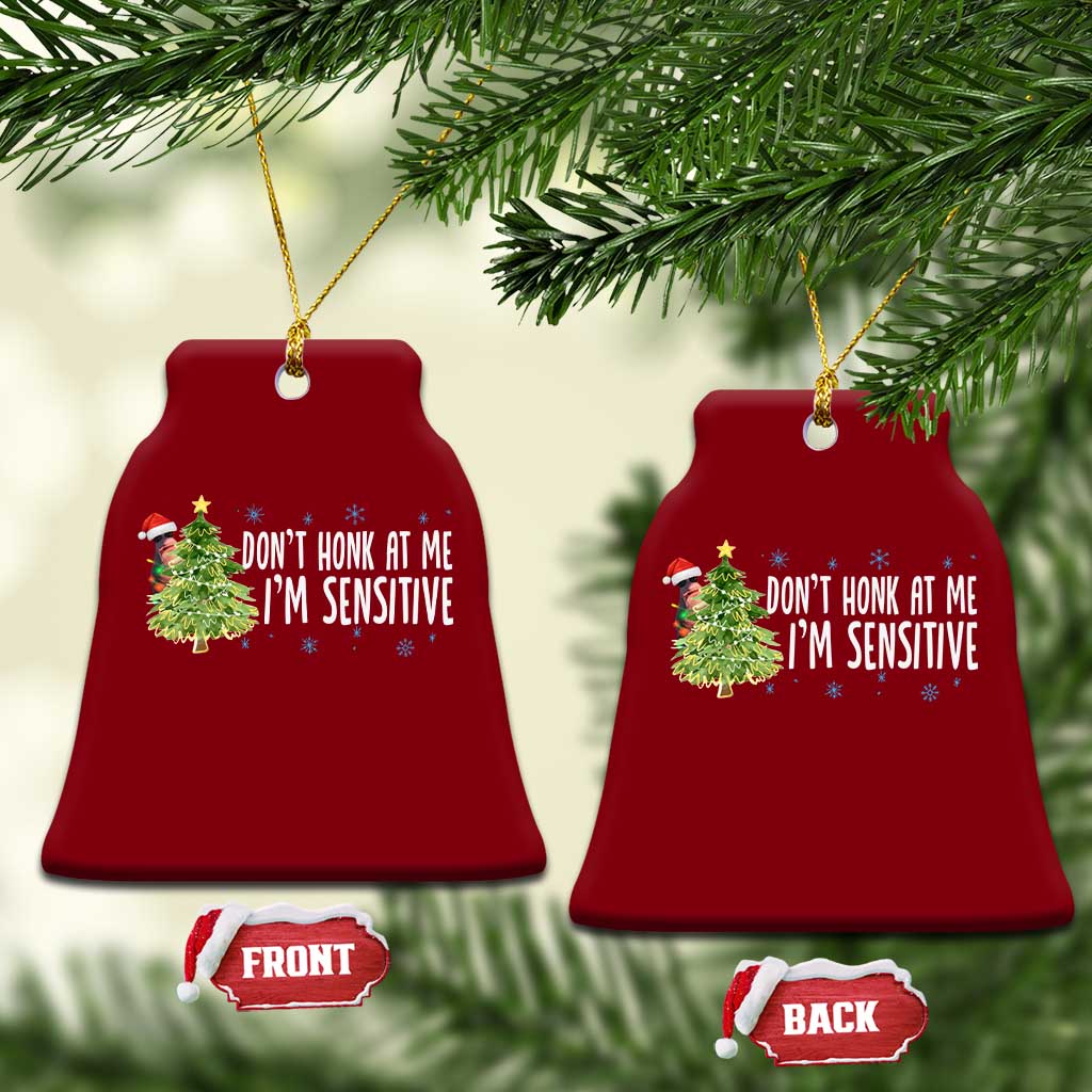Christmas Marcus The Worm Ceramic Ornament Dont Honk At Me Im Sensitive Funny Brainrot Meme - Wonder Print Shop