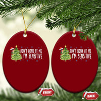 Christmas Marcus The Worm Ceramic Ornament Dont Honk At Me Im Sensitive Funny Brainrot Meme - Wonder Print Shop