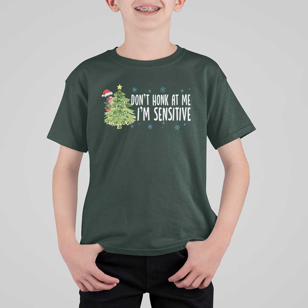 Christmas Marcus The Worm T Shirt For Kid Dont Honk At Me Im Sensitive Funny Brainrot Meme - Wonder Print Shop