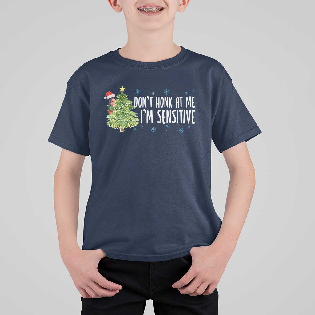 Christmas Marcus The Worm T Shirt For Kid Dont Honk At Me Im Sensitive Funny Brainrot Meme - Wonder Print Shop
