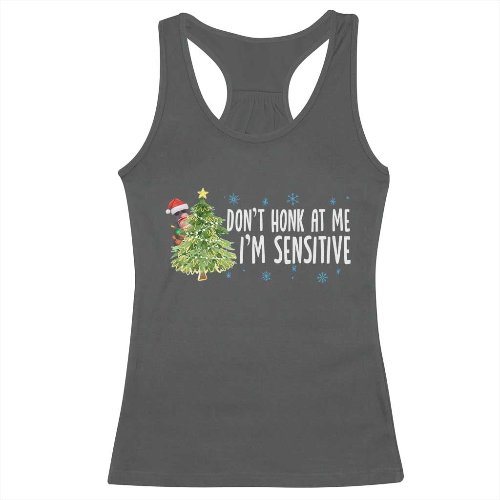 Christmas Marcus The Worm Racerback Tank Top Dont Honk At Me Im Sensitive Funny Brainrot Meme - Wonder Print Shop
