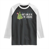 Christmas Marcus The Worm Raglan Shirt Dont Honk At Me Im Sensitive Funny Brainrot Meme - Wonder Print Shop