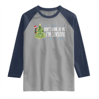 Christmas Marcus The Worm Raglan Shirt Dont Honk At Me Im Sensitive Funny Brainrot Meme - Wonder Print Shop