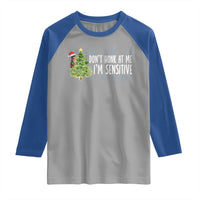 Christmas Marcus The Worm Raglan Shirt Dont Honk At Me Im Sensitive Funny Brainrot Meme - Wonder Print Shop