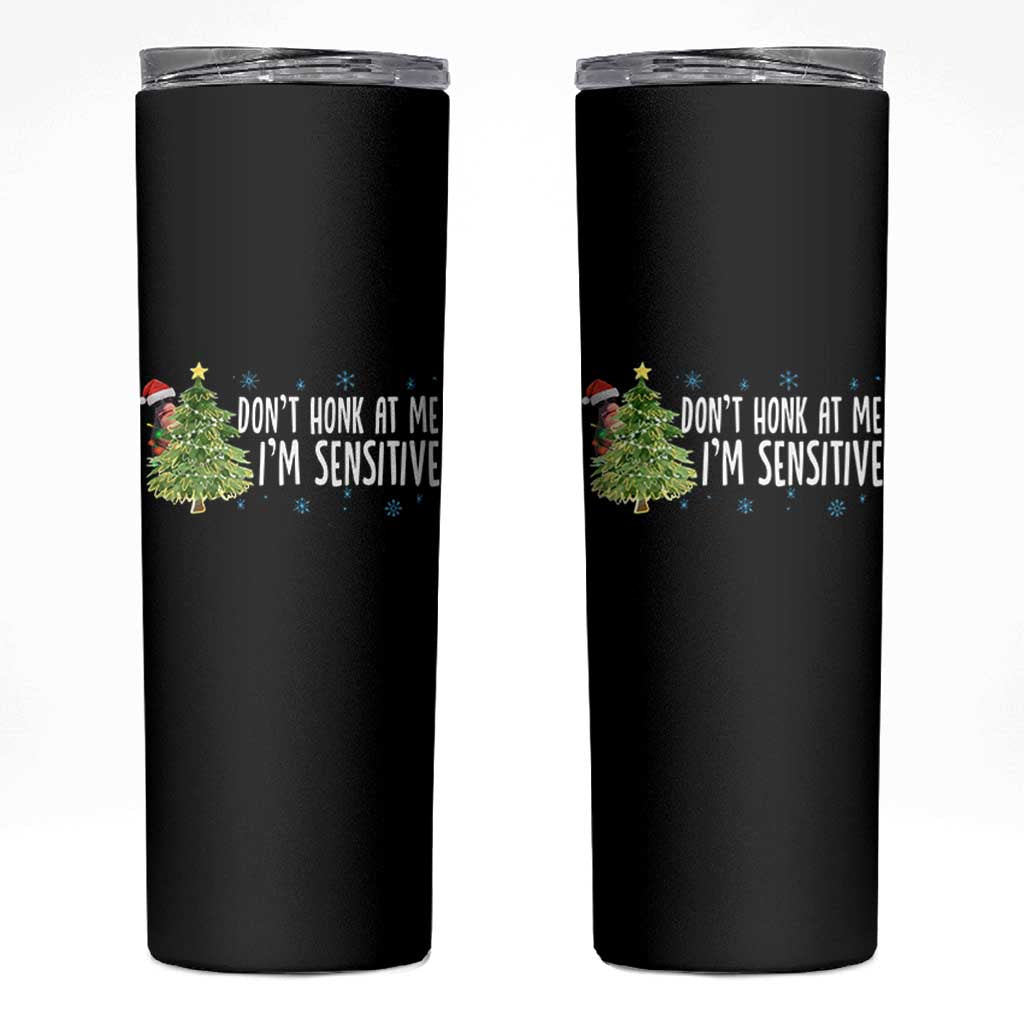 Christmas Marcus The Worm Skinny Tumbler Dont Honk At Me Im Sensitive Funny Brainrot Meme - Wonder Print Shop