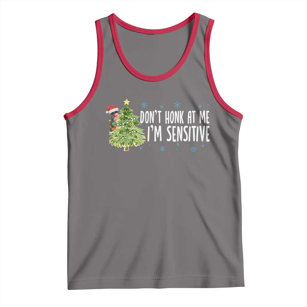 Christmas Marcus The Worm Tank Top Dont Honk At Me Im Sensitive Funny Brainrot Meme - Wonder Print Shop
