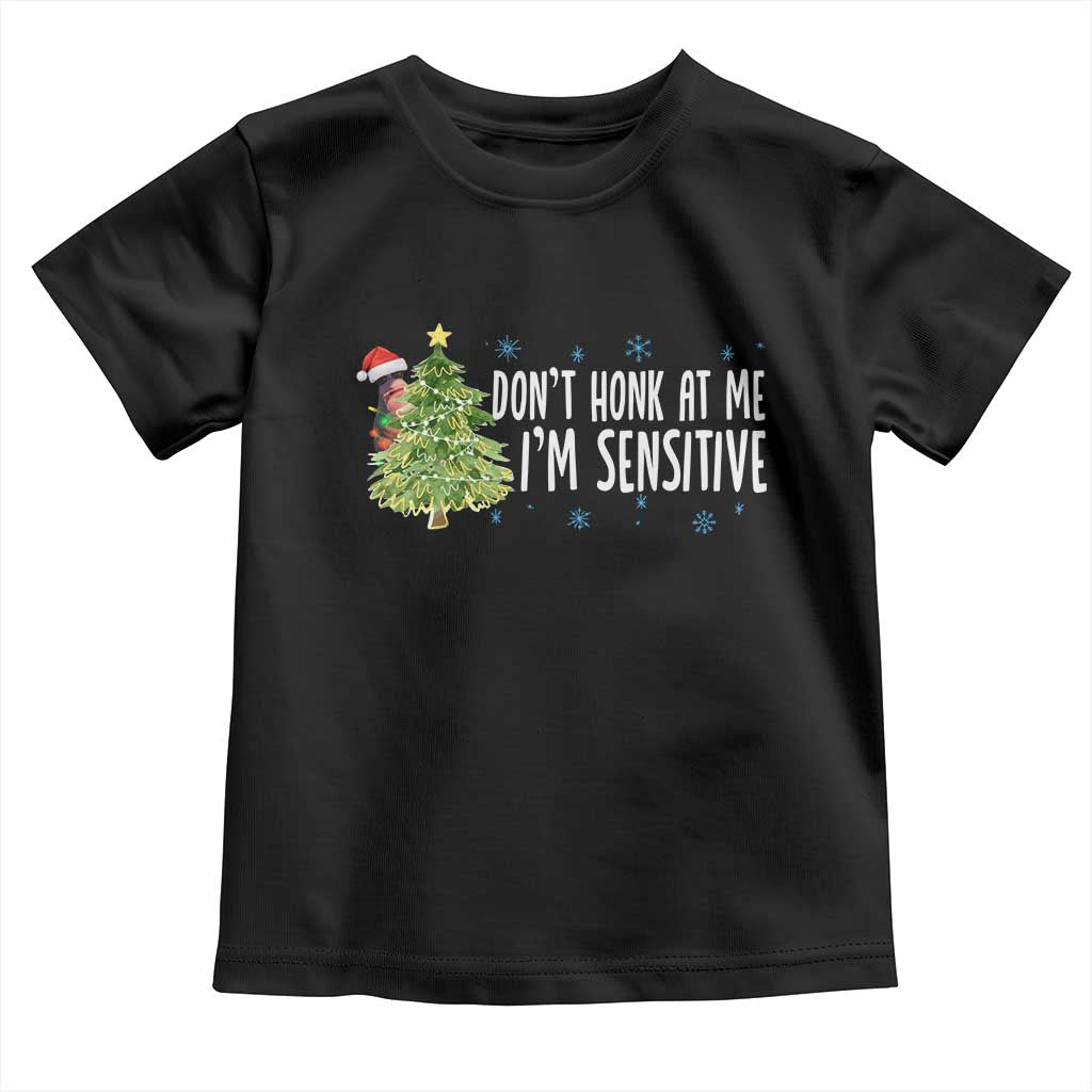 Christmas Marcus The Worm Toddler T Shirt Dont Honk At Me Im Sensitive Funny Brainrot Meme - Wonder Print Shop