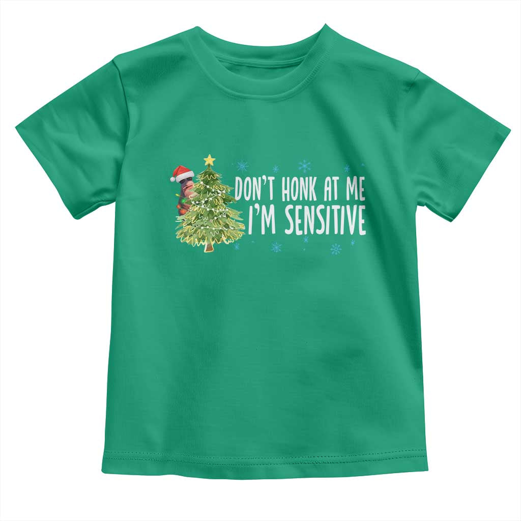 Christmas Marcus The Worm Toddler T Shirt Dont Honk At Me Im Sensitive Funny Brainrot Meme - Wonder Print Shop