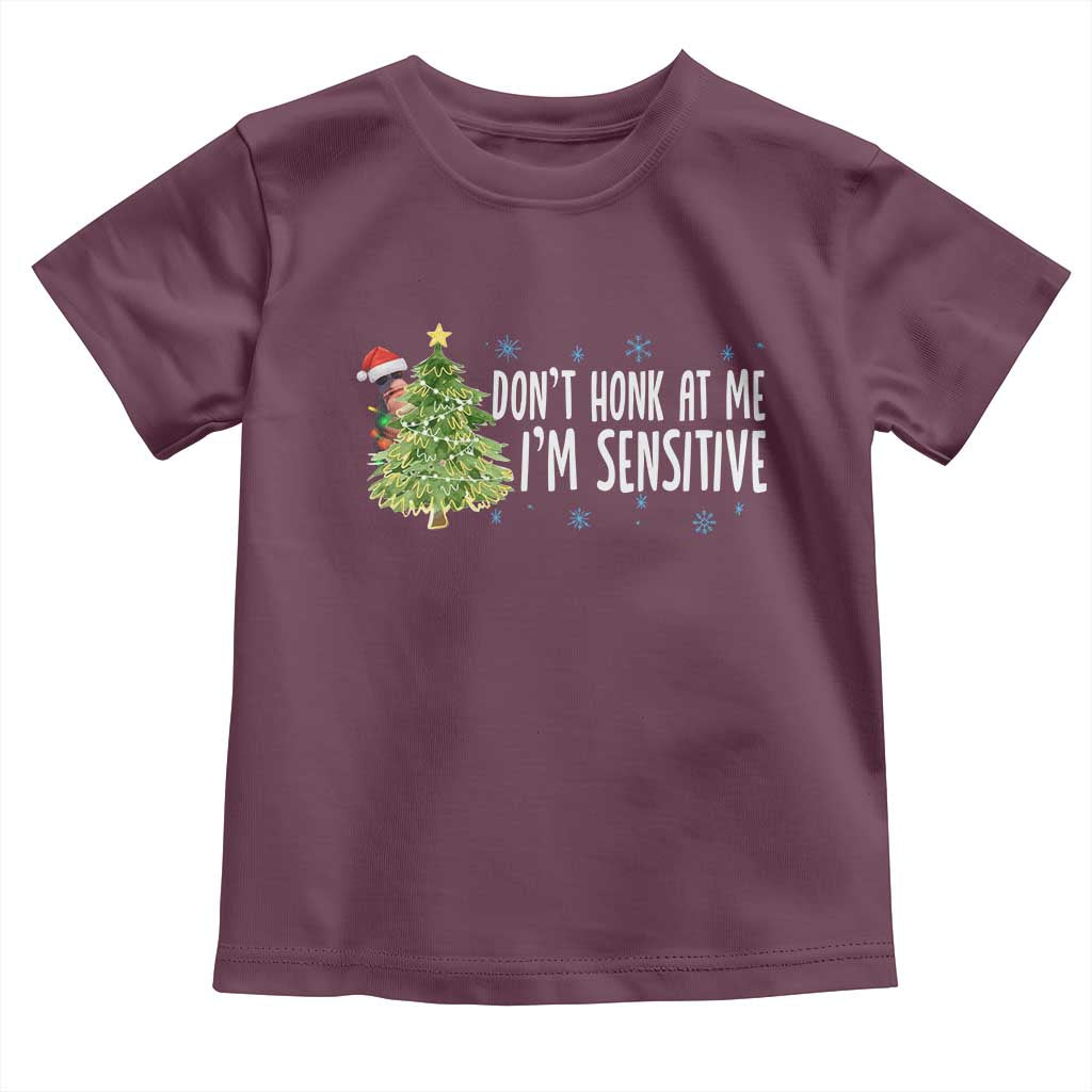 Christmas Marcus The Worm Toddler T Shirt Dont Honk At Me Im Sensitive Funny Brainrot Meme - Wonder Print Shop