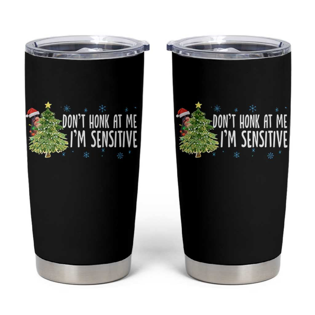 Christmas Marcus The Worm Tumbler Cup Dont Honk At Me Im Sensitive Funny Brainrot Meme - Wonder Print Shop