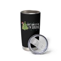 Christmas Marcus The Worm Tumbler Cup Dont Honk At Me Im Sensitive Funny Brainrot Meme - Wonder Print Shop