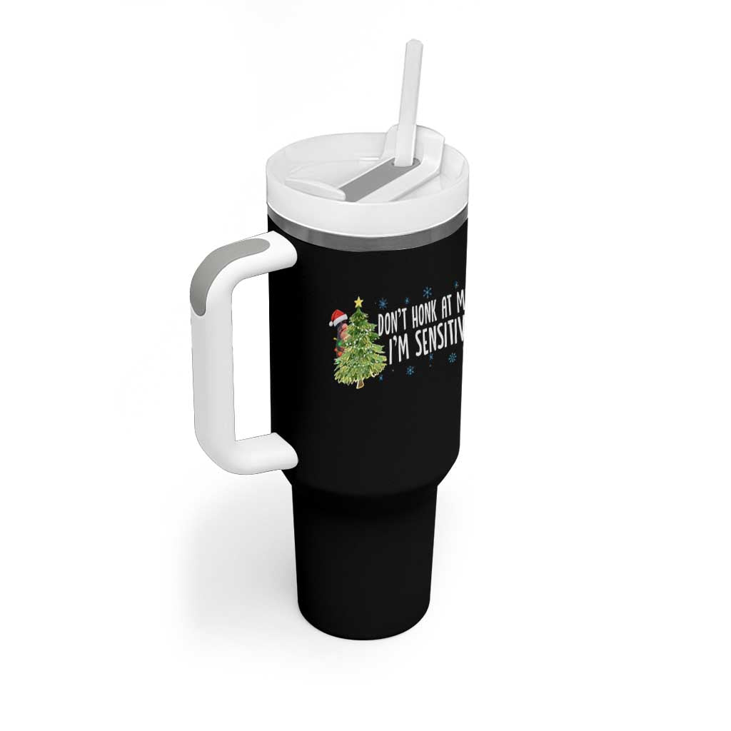 Christmas Marcus The Worm Tumbler With Handle Dont Honk At Me Im Sensitive Funny Brainrot Meme - Wonder Print Shop