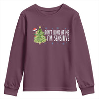 Christmas Marcus The Worm Youth Sweatshirt Dont Honk At Me Im Sensitive Funny Brainrot Meme - Wonder Print Shop
