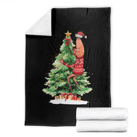 Marcus The Worm Christmas Throw Blanket Funny Brain Rot Meme - Wonder Print Shop