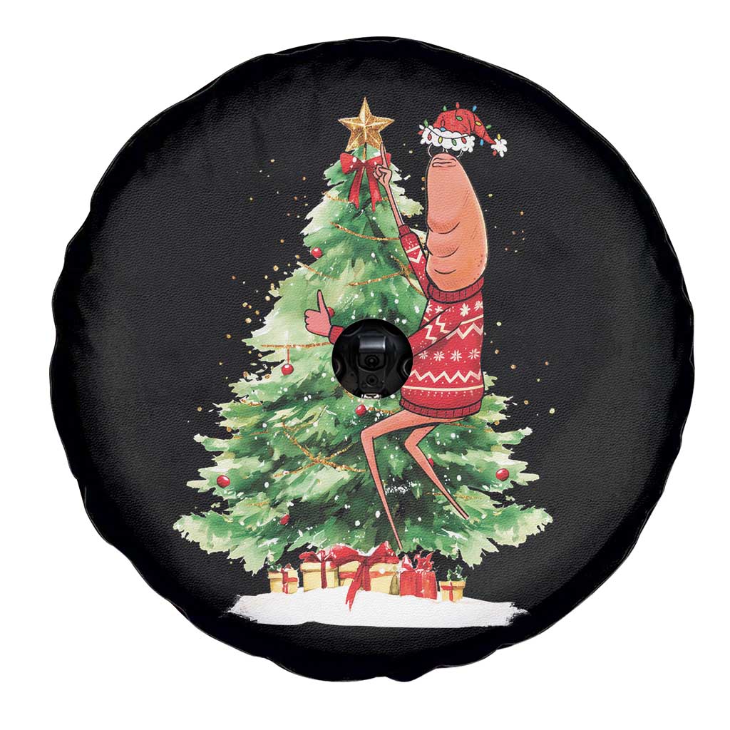Marcus The Worm Christmas Spare Tire Cover Funny Brain Rot Meme - Wonder Print Shop