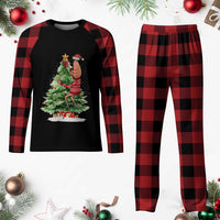 Marcus The Worm Christmas Plaid Pajama Set Funny Brain Rot Meme - Wonder Print Shop