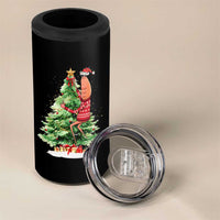 Marcus The Worm Christmas 4 in 1 Can Cooler Tumbler Funny Brain Rot Meme - Wonder Print Shop