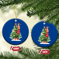 Marcus The Worm Christmas Ceramic Ornament Funny Brain Rot Meme - Wonder Print Shop