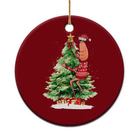 Marcus The Worm Christmas Ceramic Ornament Funny Brain Rot Meme - Wonder Print Shop