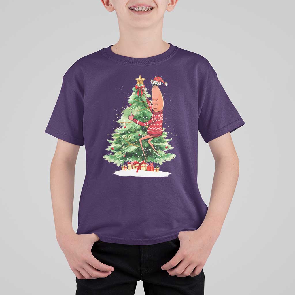 Marcus The Worm Christmas T Shirt For Kid Funny Brain Rot Meme - Wonder Print Shop